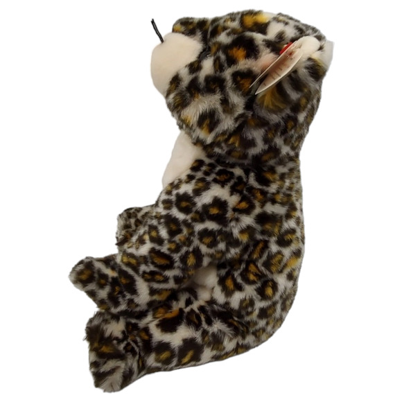 Ty Spotted Leopard 2000 12" Sneaky Beanie Baby 2021 14" Pink Lainey Squish A Boo - Picture 11 of 16
